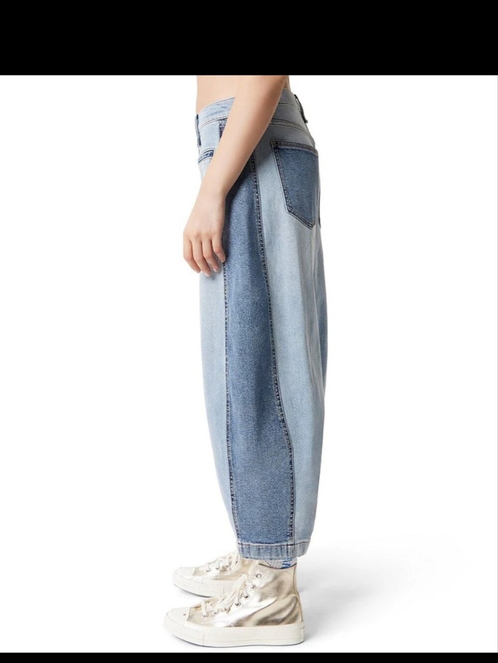 Frayed soraya wash rhinestone bow adorned barrel ankle jeans size 26 brand new - Picture 10 of 16